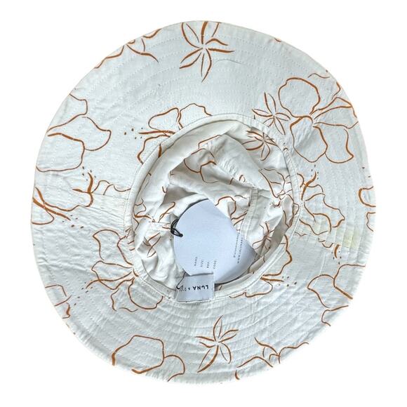 LUNA & ROSE X GOLDFISH KISS Collab Beachy Floppy Bucket Packable Fisherman Hat - Picture 4 of 8